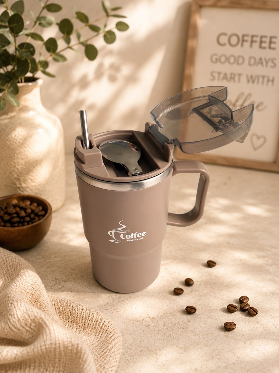 Personalised White Hot Chocolate Gift Box with Travel Mug, Socks & Chocolates