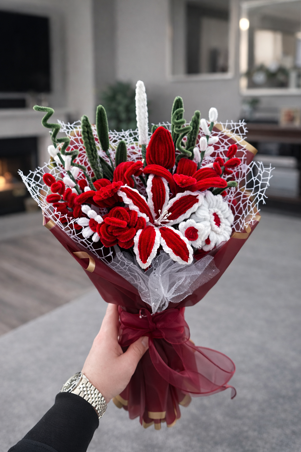 Handmade Flower Bouquet – Choose Your Colour Theme
