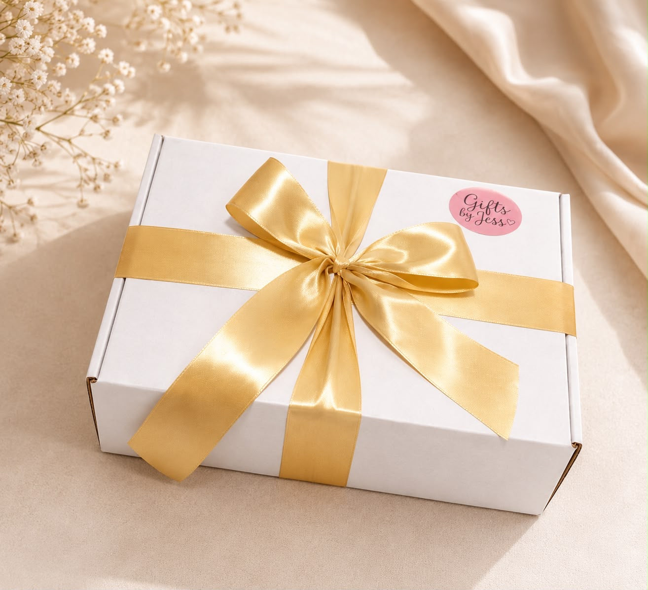 Personalised White Hot Chocolate Gift Box with Travel Mug, Socks & Chocolates